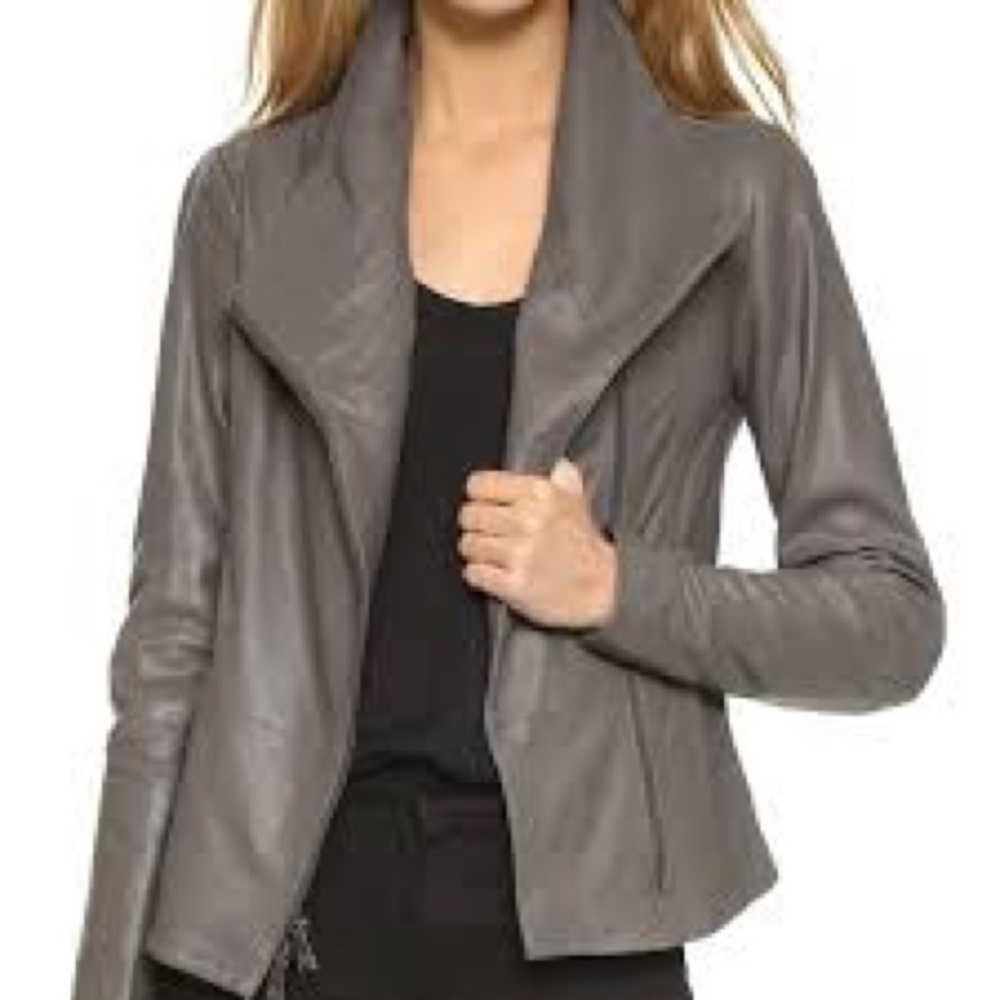 Vince scuba leather jacket - M